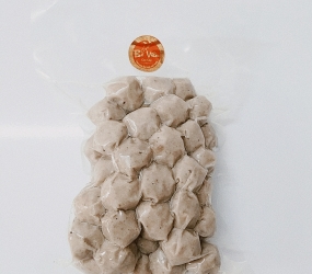 Bò viên người hoa tem đỏ 